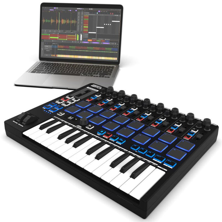 Reloop 25-Key DAW Workstation MIDI Controller with Bluetooth