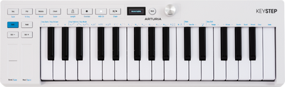 Arturia KEYSTEPMK2 Compact USB Controller And Sequencer (White) - 32 Keys