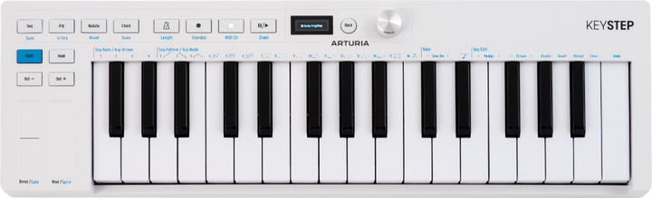 Arturia KEYSTEPMK2 Compact USB Controller And Sequencer (White) - 32 Keys