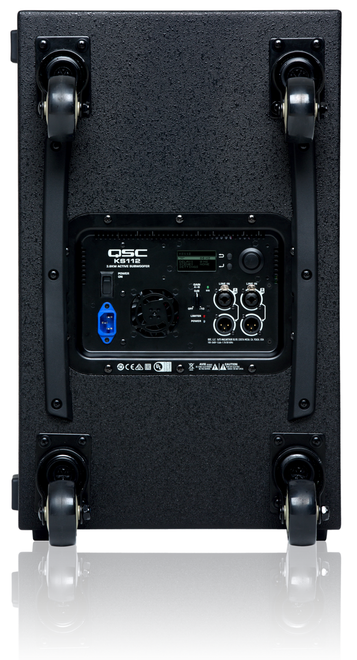 QSC KS112 2000W Compact Powered Subwoofer - 12"