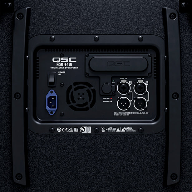 QSC KS118 3600W Powered Subwoofer - 18"