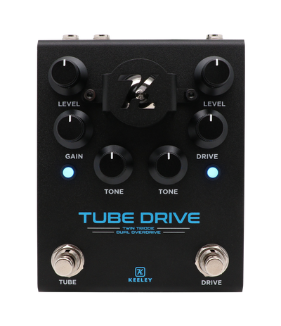Keeley Tube Drive Dual Overdrive Pedal with 12AX7