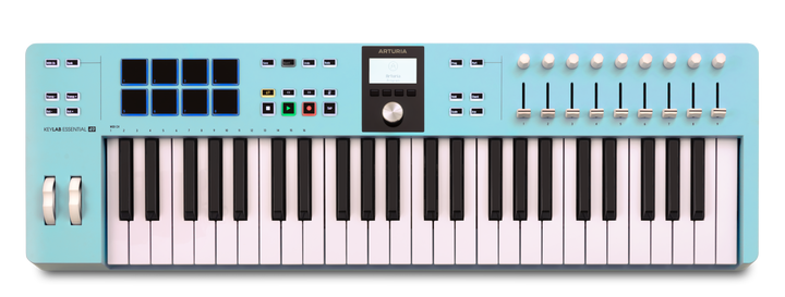 Arturia KEYLAB ESSENTIAL 49 MK3 Universal MIDI Controller - 49 Keys (Aquamarine)
