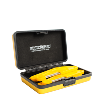 MusicNomad Diamond Coated Guitar Nut Files 5-Piece Set for Bass