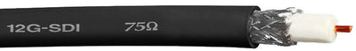Canare L-5.5CUHWS 12G-SDI High Flex Video Coaxial Cable 300m Spool (Black)