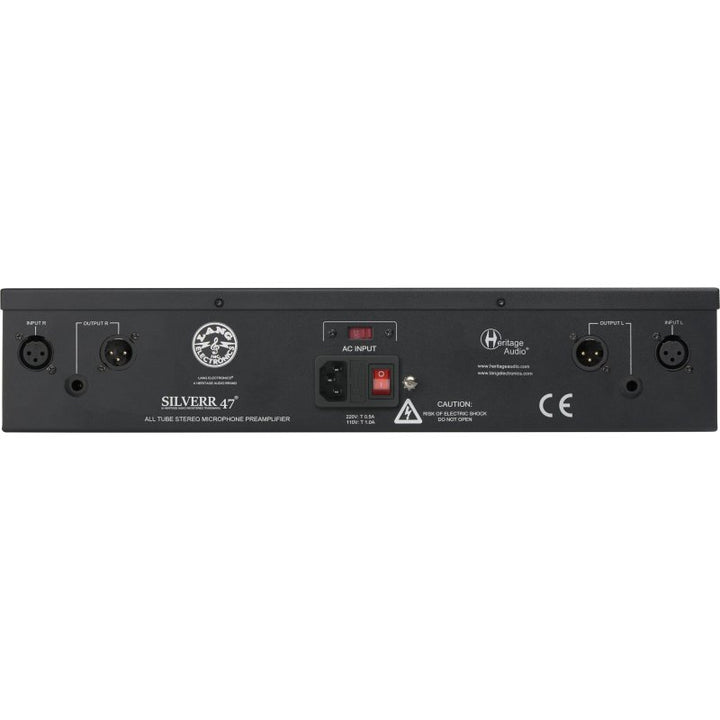 Heritage Audio LANG Silverr 47 Tube Microphone Preamp