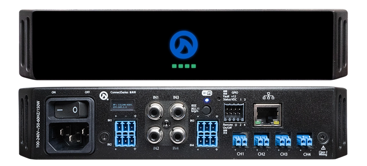 LEA Professional LEA Professional CS124 1/2U Amplifier - 4 x 120W - Amplifiers & Receivers