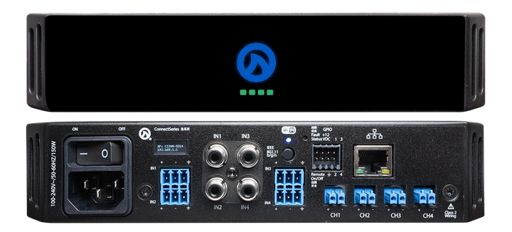 LEA Professional LEA Professional CS34 1/2U Amplifier - 4 x 30W - Amplifiers & Receivers