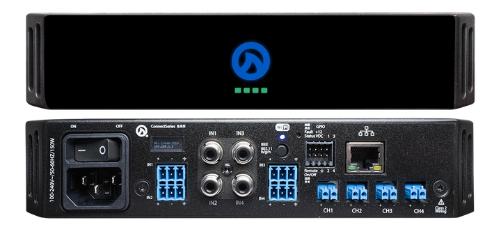 LEA Professional LEA Professional CS64 1/2U Amplifier - 4 x 60W - Amplifiers & Receivers