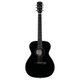 Alvarez LF70E Herringbone Laureate Folk/OM Acoustic-Electric Guitar (Black)