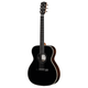 Alvarez LF70E Herringbone Laureate Folk/OM Acoustic-Electric Guitar (Black)