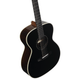 Alvarez LF70E Herringbone Laureate Folk/OM Acoustic-Electric Guitar (Black)
