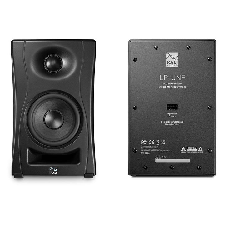 Kali Audio LP-UNF Ultra-Nearfield Studio Monitor Pair with Bluetooth (Black)