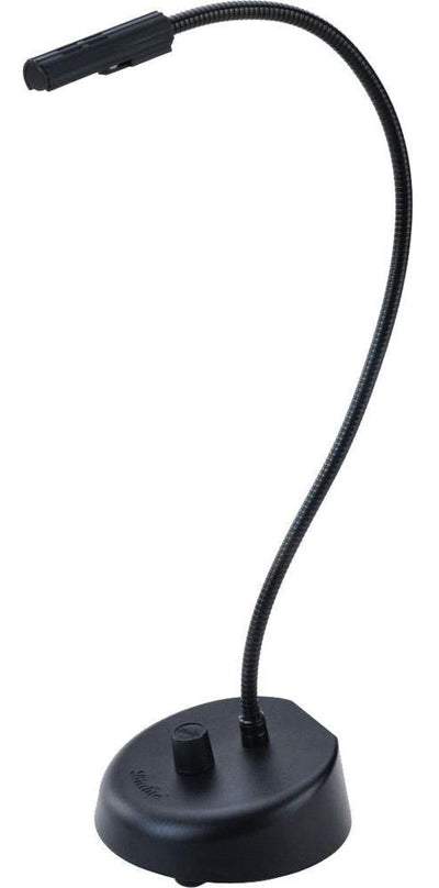 Littlite LW-18-LED 18in LED Gooseneck Desk Light with Dimmer and Weighted Base