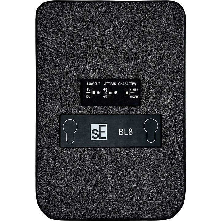 SE Electronics BL8 Boundary Cardioid Condenser Mic w/EQ Control Kelly Shu Compatible – three-quarter left view