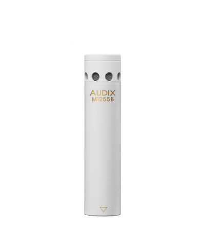 Audix M1255BWO Miniature Omnidirectional Condenser Microphone w/ 25' Cable - White