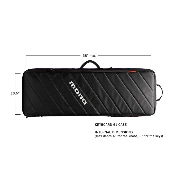 MONO Vertigo 61-Key Keyboard Case (Black) - Synthesizer Cases