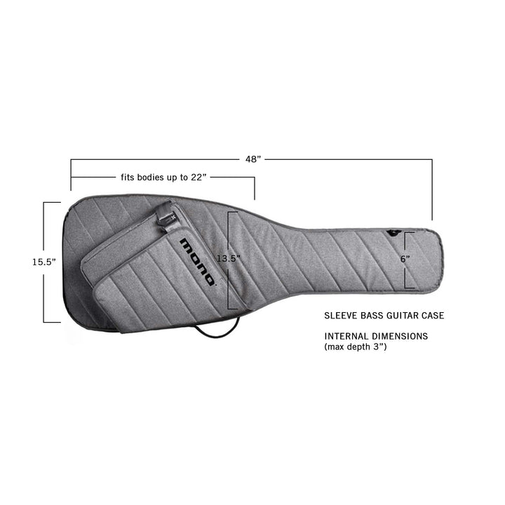 MONO Bass Sleeve Case (Ash) - Instrument Cases