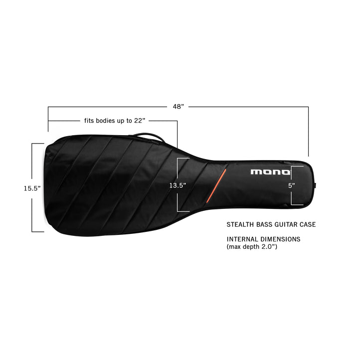 MONO Stealth Bass Guitar Case (Black) - Instrument Cases