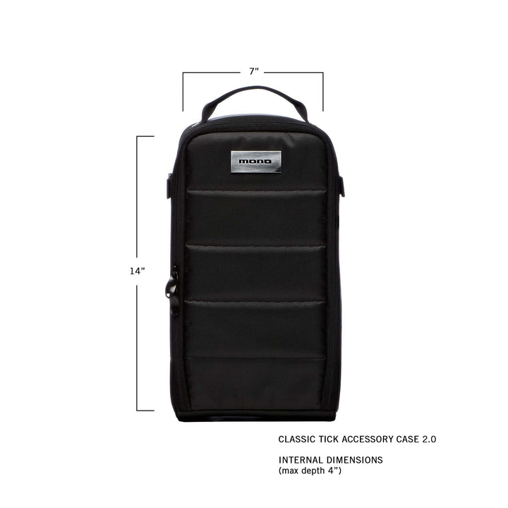 MONO Classic Tick Accessory Case 2.0 (Black) - Pedal Boards