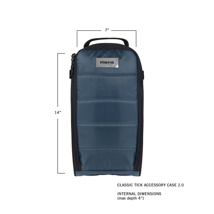 MONO Classic Tick Accessory Case 2.0 (Grey) - Pedal Boards