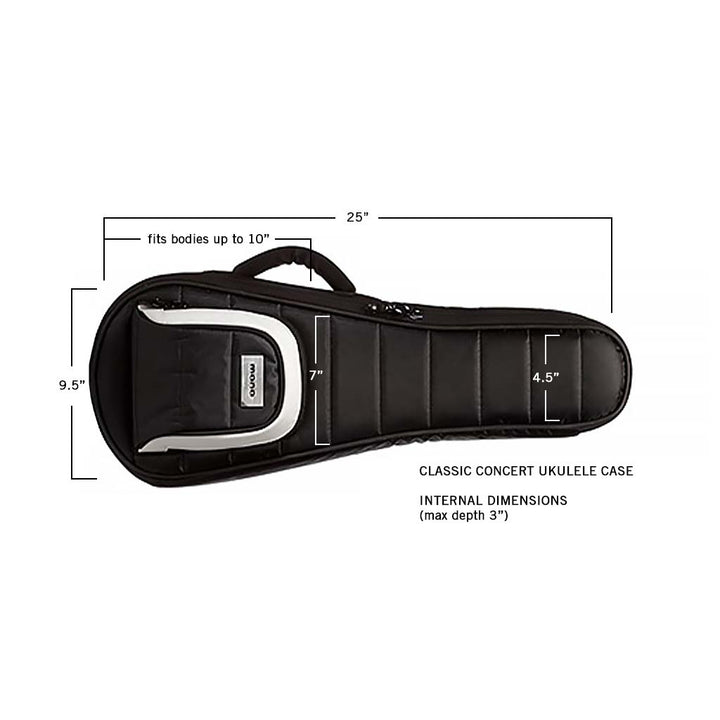 MONO Classic Concert Ukulele Case (Black) - Instrument Cases