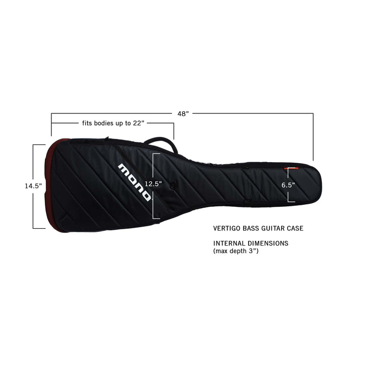 MONO Vertigo Bass Guitar Case (Grey) - Instrument Cases