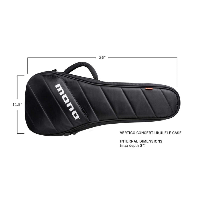 MONO Vertigo Concert Ukulele Case (Black) - Instrument Cases