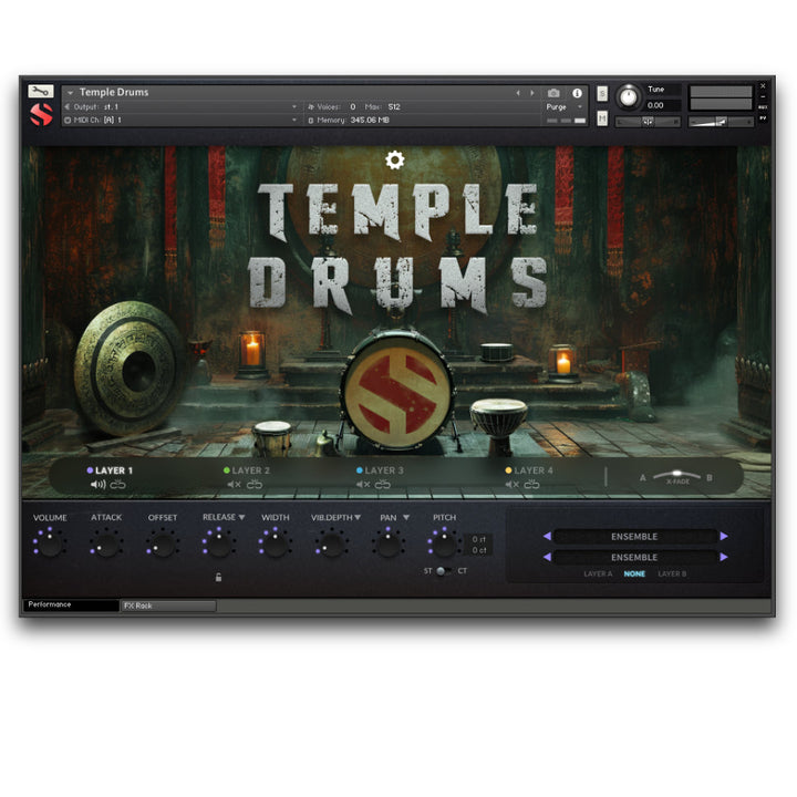 Temple Drums - 1
