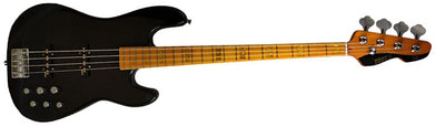 Markbass MB GV 4 Gloxy 4-String Electric Bass (Black, Maple Fingerboard)