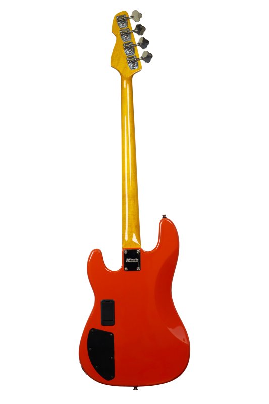 Markbass MB GV 4 Gloxy 4-String Electric Bass (Fiesta Red, Maple Fingerboard)
