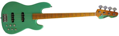 Markbass MB GV 4 Gloxy 4-String Electric Bass (Surf Green, Maple Fingerboard)