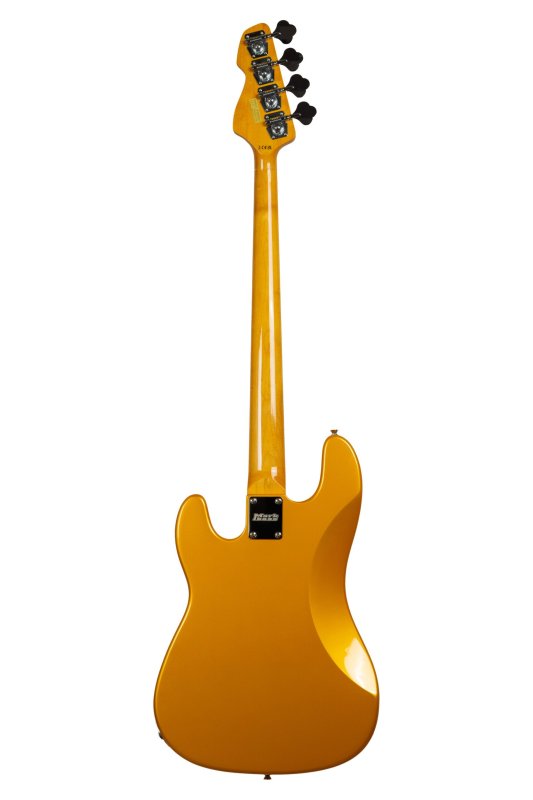 Markbass MB GV 4 Gloxy Passive 4-String Electric Bass (Metallic Yellow, Rosewood Fingerboard)