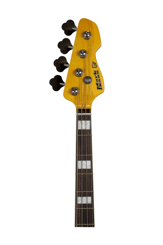 Markbass MB GV 4 Gloxy Passive 4-String Electric Bass (Metallic Yellow, Rosewood Fingerboard)