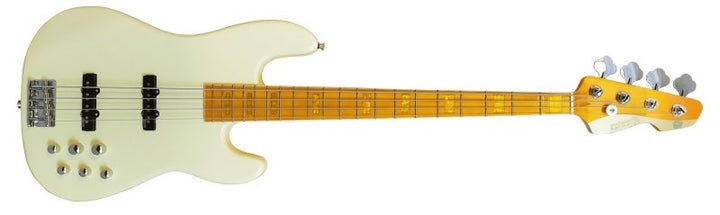 Markbass MB GV 4 Gloxy 4-String Electric Bass (Cream, Maple Fingerboard)