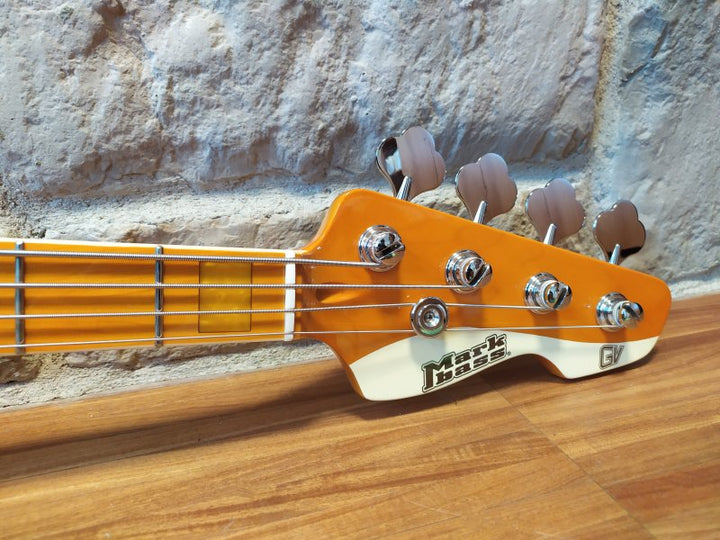 Markbass MB GV 4 Gloxy 4-String Electric Bass (Cream, Maple Fingerboard)