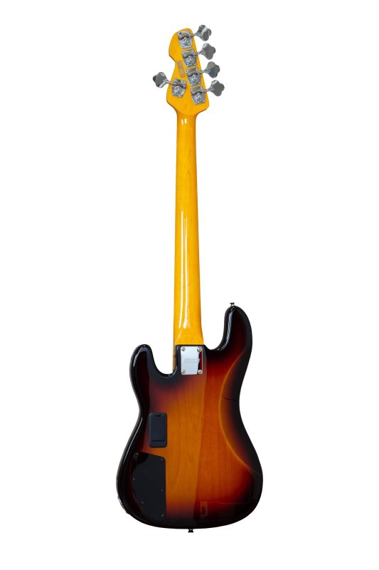 Markbass MB GV 5 Gloxy 5-String Electric Bass (3-Tone Sunburst, Maple Fingerboard)