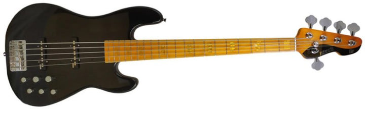 Markbass MB GV 5 Gloxy 5-String Electric Bass (Black, Maple Fingerboard)