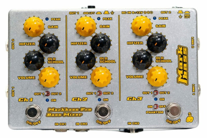 Markbass MB Pro Bass Mixer 3-Channel Stompbox Mixer