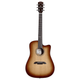 Alvarez MD60CE Masterworks Dreadnought Cutaway Acoustic-Electric Guitar (Shadowburst)