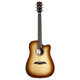 Alvarez MD70CE Custom Masterworks Dreadnought Cutaway Acoustic-Electric Guitar (Shadowburst)
