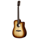 Alvarez MD70CE Custom Masterworks Dreadnought Cutaway Acoustic-Electric Guitar (Shadowburst)