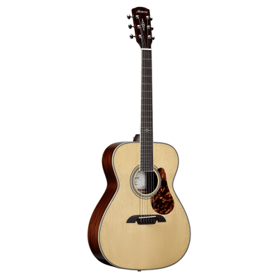 Alvarez MF60E Herringbone Masterworks Folk/OM Acoustic-Electric Guitar (Natural Gloss)