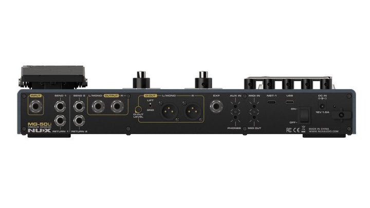 NUX MG-50Li Modeler and Profiler Multi-Effects Processor (Dark Blue)