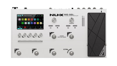 NUX NUX MG-50Li Modeler and Profiler Multi-Effects Processor (White)