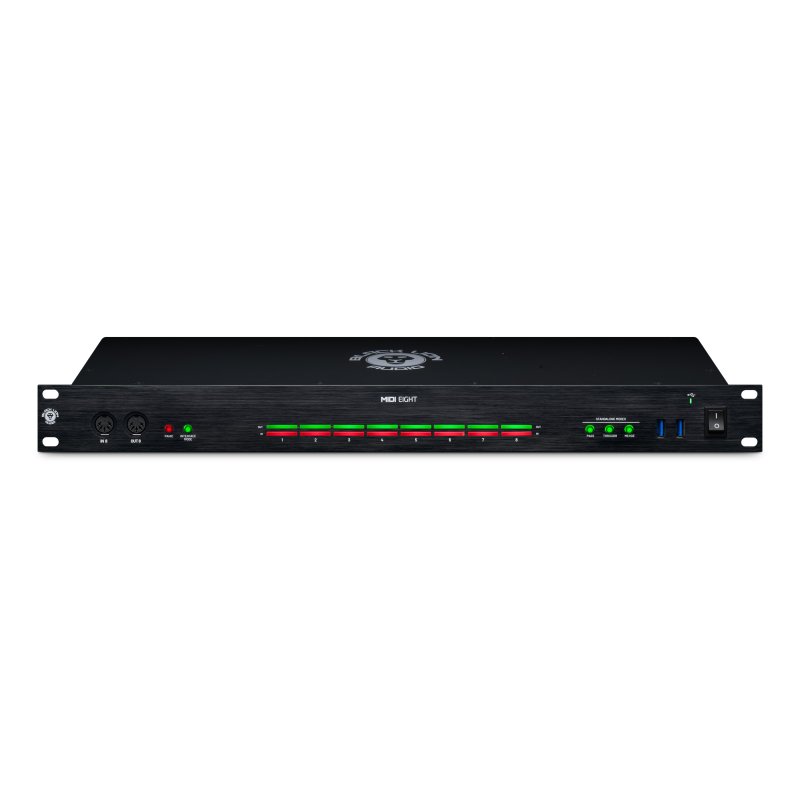 Black Lion Audio MIDI Eight 128-Channel USB-C MIDI Interface – Blackout ...