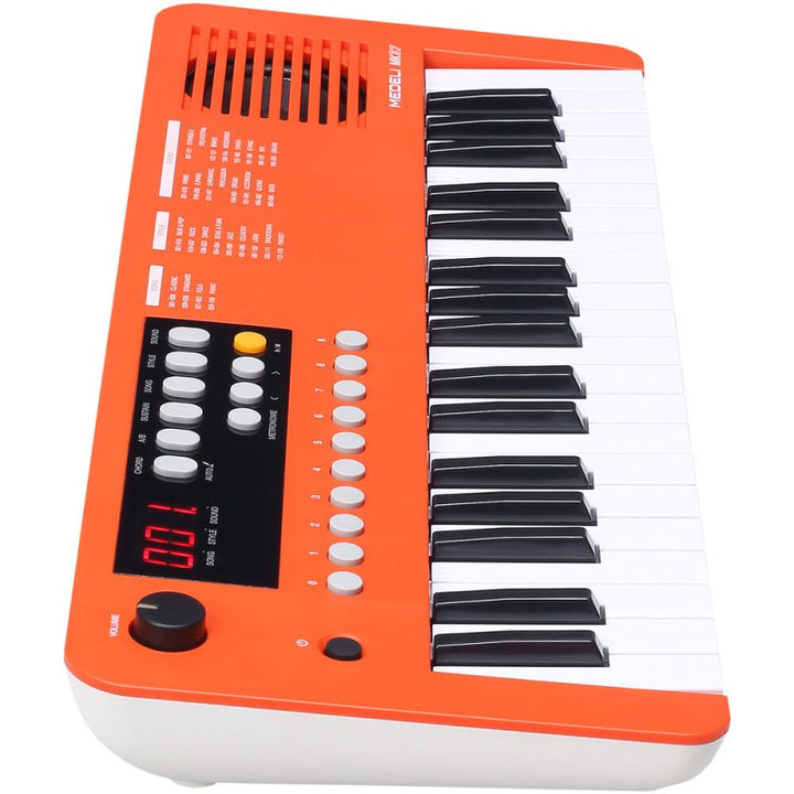 Medeli Medeli MK37 Portable Mini-Key Keyboard (37 Keys, Orange) - Arranger Keyboards