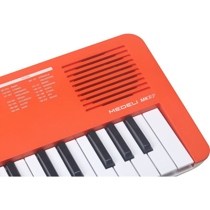 Medeli Medeli MK37 Portable Mini-Key Keyboard (37 Keys, Orange) - Arranger Keyboards
