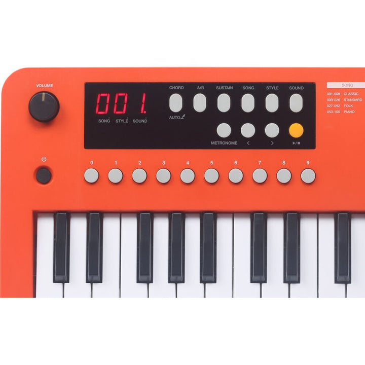 Medeli Medeli MK37 Portable Mini-Key Keyboard (37 Keys, Orange) - Arranger Keyboards