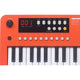 Medeli Medeli MK37 Portable Mini-Key Keyboard (37 Keys, Orange) - Arranger Keyboards